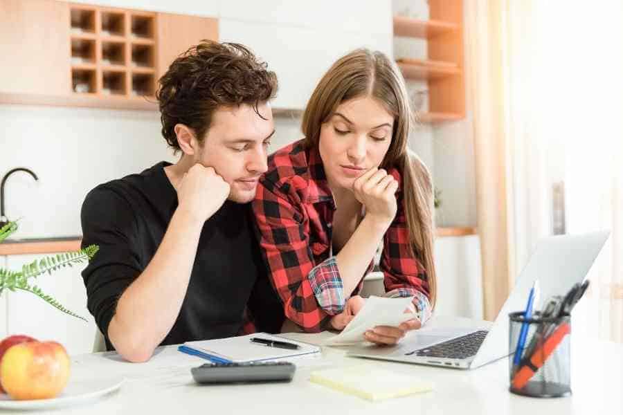 couple trying to simplify finances