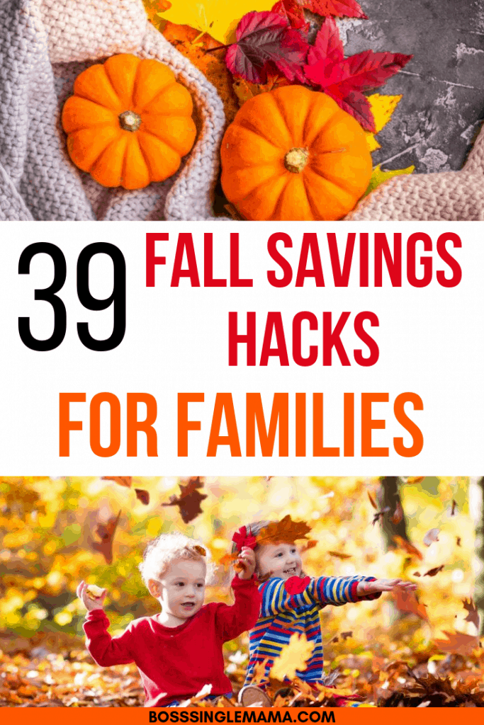 fall savings hacks for families