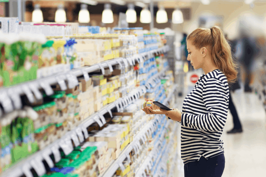 woman shopping