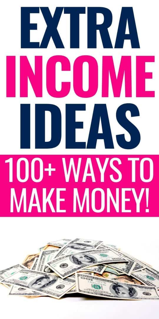 extra income ideas for moms pinterest image