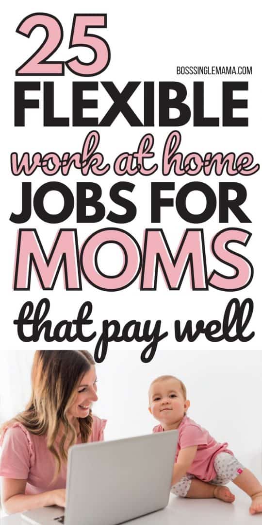 work from home jobs for moms