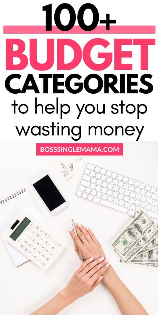 best budgeting categories