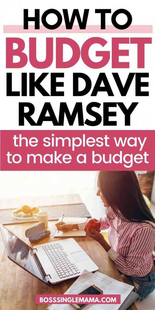 how to budget like dave ramsey