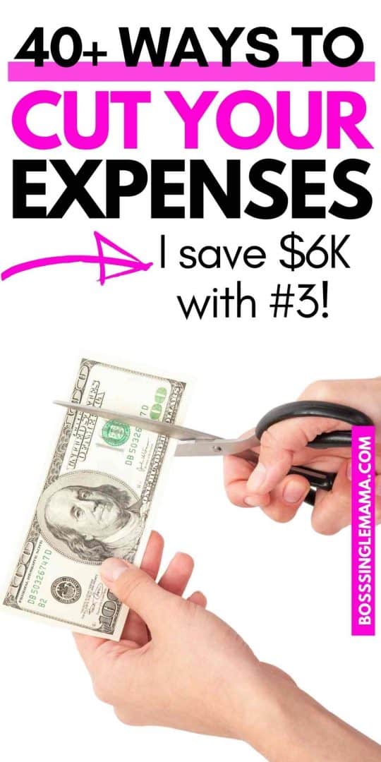 how to drastically cut expenses