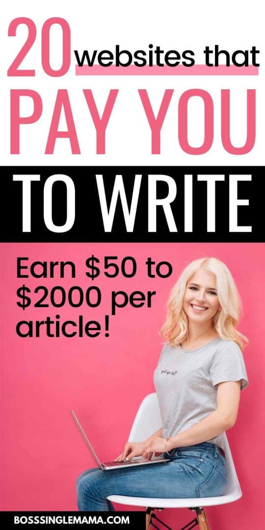 get paid to write online