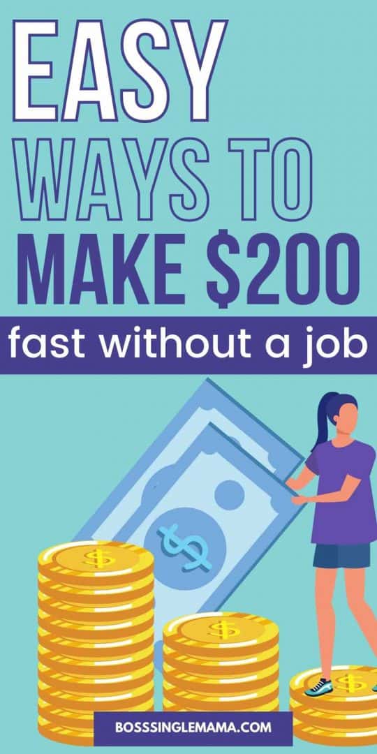 how to make 200 dollars fast