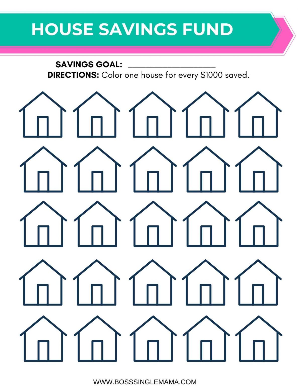 23 Free Money Saving Charts to Help You Crush Your Savings Goals