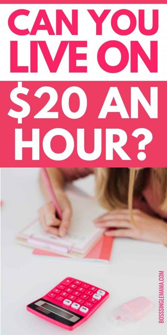 $20 an hour is how much a year Pinterest image