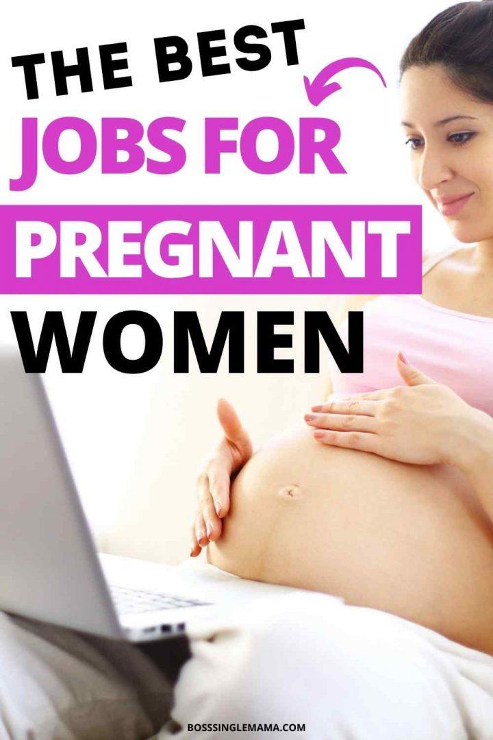 best jobs for pregnant women pinterest image