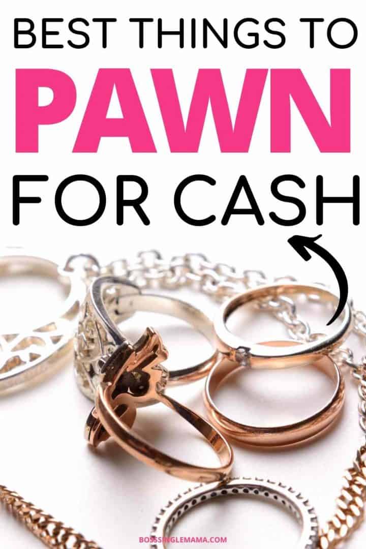 best things to sell at a pawn shop pinterest image