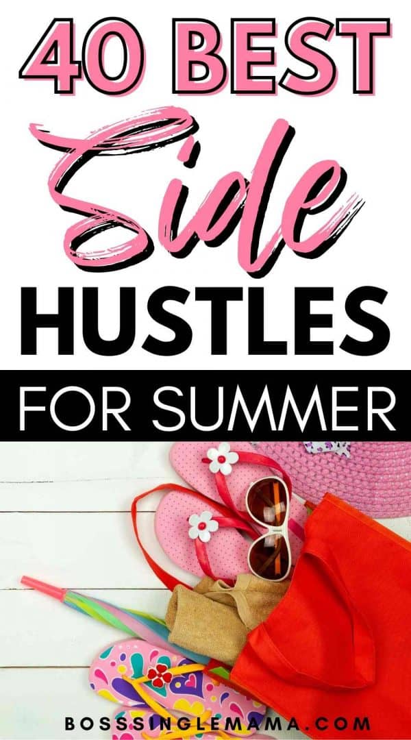 summer side hustles pinterest image