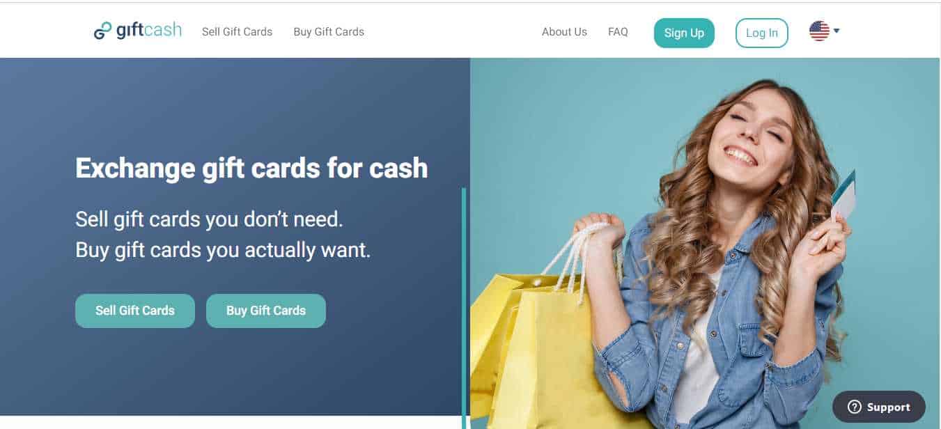 trade gift cards for cash at gift cash