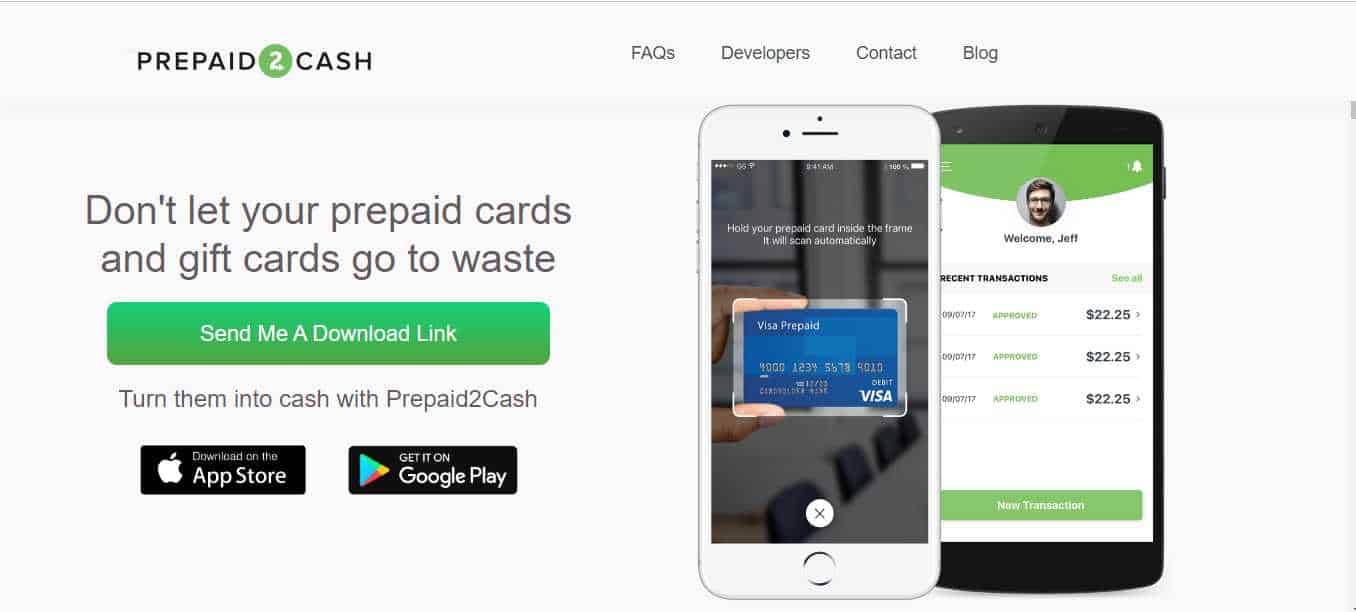 get cash for gift cards at prepaid2cash